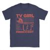 Camisetas Masculinas TV Girl Francês Engraçado Anos 90 Exit Music Novidade Algodão Puro Camisetas Manga Curta Camiseta Gola Redonda Roupa Original