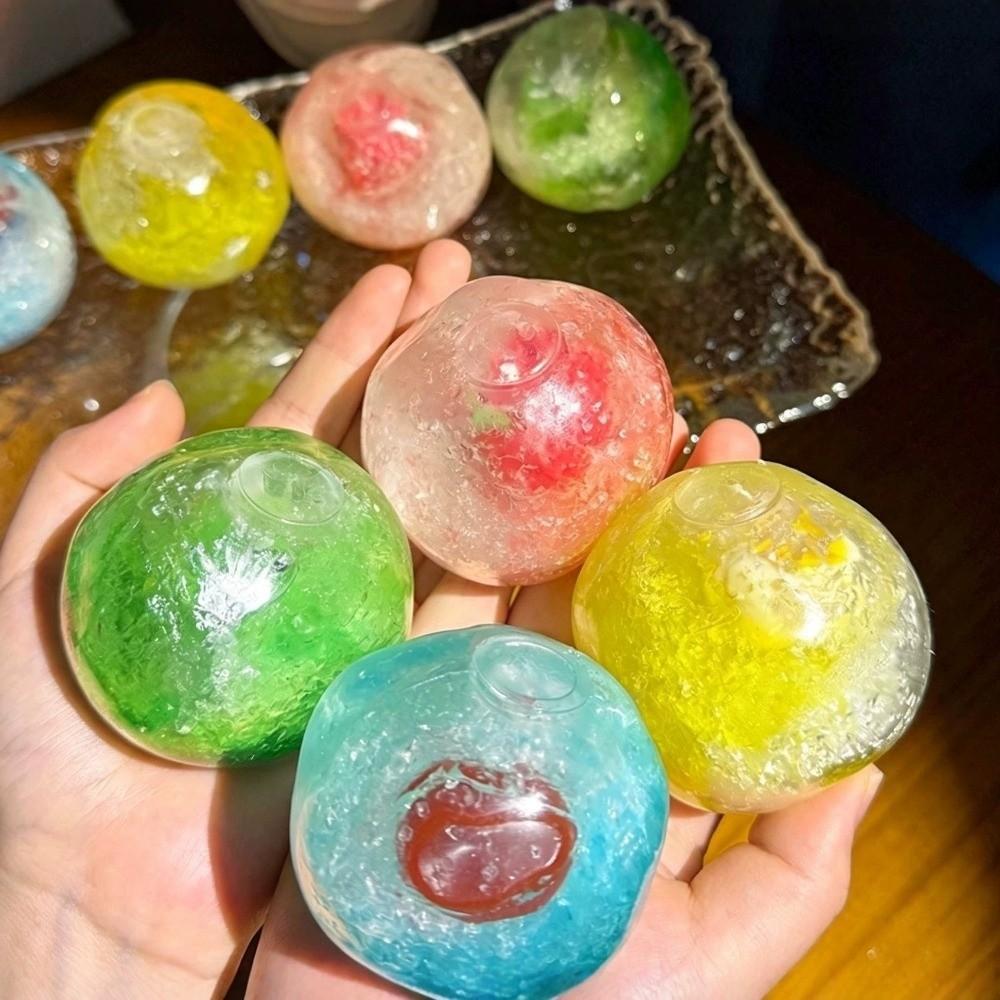 Shapeable Crushed Ice Sand Ball Anti Stress Pinch Decompression Toys Adults