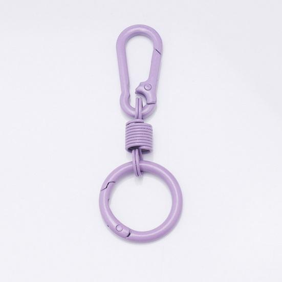 Ağır Hizmet Metal Karabina Anahtarlık Taşınabilir Hafif Kemer Sırt Çantası Asma Anahtarlık Outdoor Araba Ev Anahtarları Halkası Klips Tutucu Düzenleyici