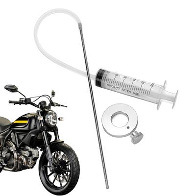 Motorcycle Fork Oil Level Tool Motorcycle Suspension Oil Level Adjuster Fork Seal Driver Kit Fork Oil Level Adjust Measuring Kit