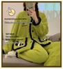 Women's Cute Panda Fleece-Lined Robe - Thick, Cozy Autumn/Winter Pajamas