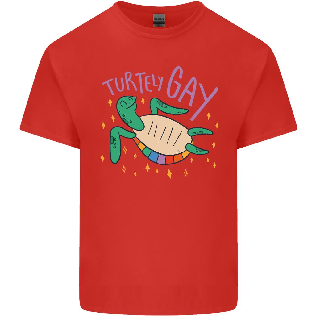LGBT Turtle Gay Pride Day Awareness Unisexs Light Cotton TShirt