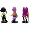 6pcs/Set Kpop Demon Hunters Figure Toy Cartoon Rumi/Mira/Zoey Action Figure PVC Desktop Decoration Model Doll Toy Fans Gift