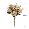 Flower Fabric Rose For Living Room Outdoor Wedding Event Fashion Decoration
