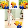 Plastic Educational Play Car With Rope Connected Duck For Kids Ages 1 To 3
