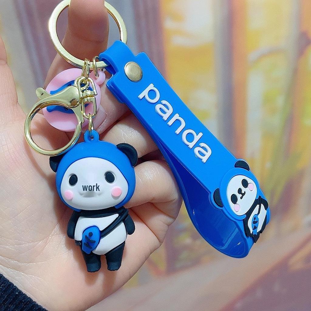 Cute Cartoon Panda Keychain Pendant - Perfect Birthday Gift for Friends