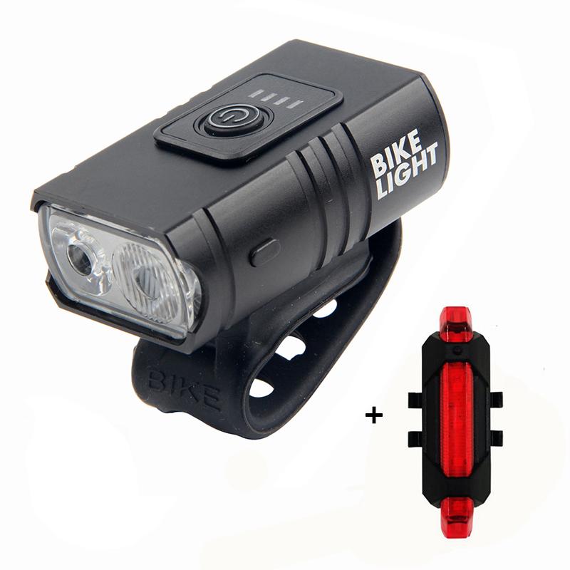 Bicycle Light Usb Rechargeable Led Bicycle Light Flashlight Cycling Headlight Suitable For Bicycle Headlight Cycling Accessories