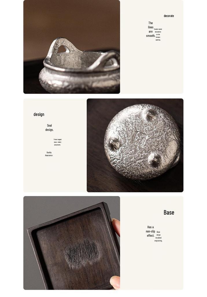 Zen Style Song Dynasty Incense Burner & Holder for Tea Ceremony