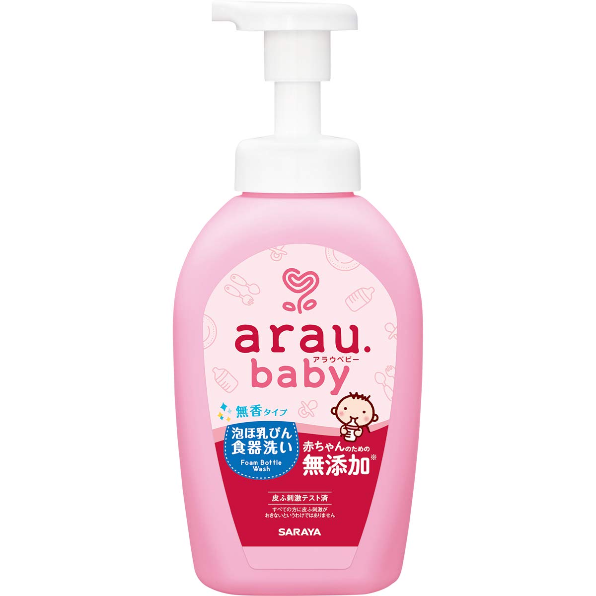

Arau Baby Foam Baby Bottle Dish Washing Body 500mL білий