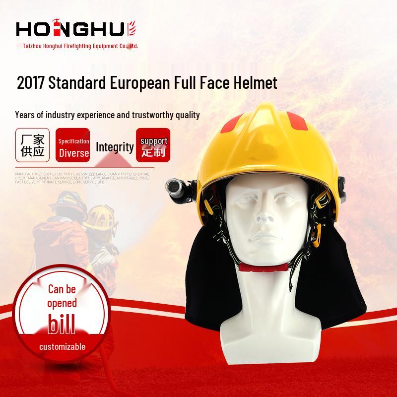 2017 European Style Full Face Firefighting Helmet - New Model 3C Safety Protective Helmet 2017 Model European Full Face Helmet