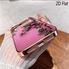 oseVine 2DFlat For iPhone17 18 16 15 14 13 12 11 Pro Max XS XR 8 7Plus Phone Cover Shockproof Protective Back Cover
