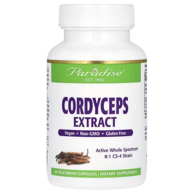 Extract de Cordyceps sinensis, 60 Capsule Vegetale (400mg per capsulă)