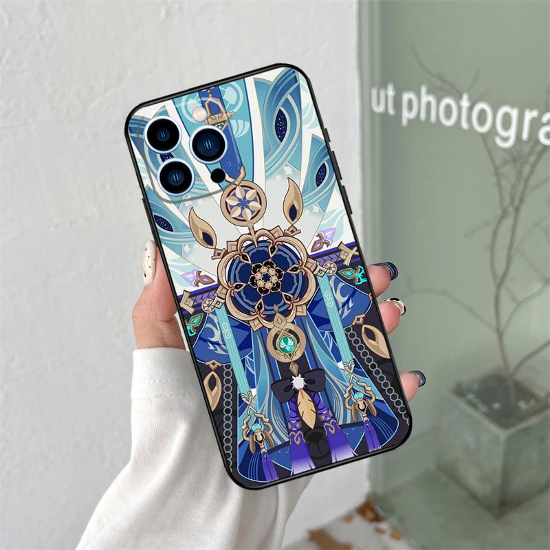 Genshin Impact Wanderer For iPhone 16 15 14 13 12 11 Pro Max X XS Max XR Plus Phone Case Accessories