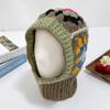 Women's Flower Knitted Diver Balaclava Hat