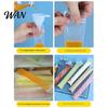 Homemade Popsicle Molds Disposable Bags Dual Zipper Seal Ice Pop Food-Grade Portable Freezer Tubes for Yogurt Bars Fruit Smoothies Candy Snacks Summer