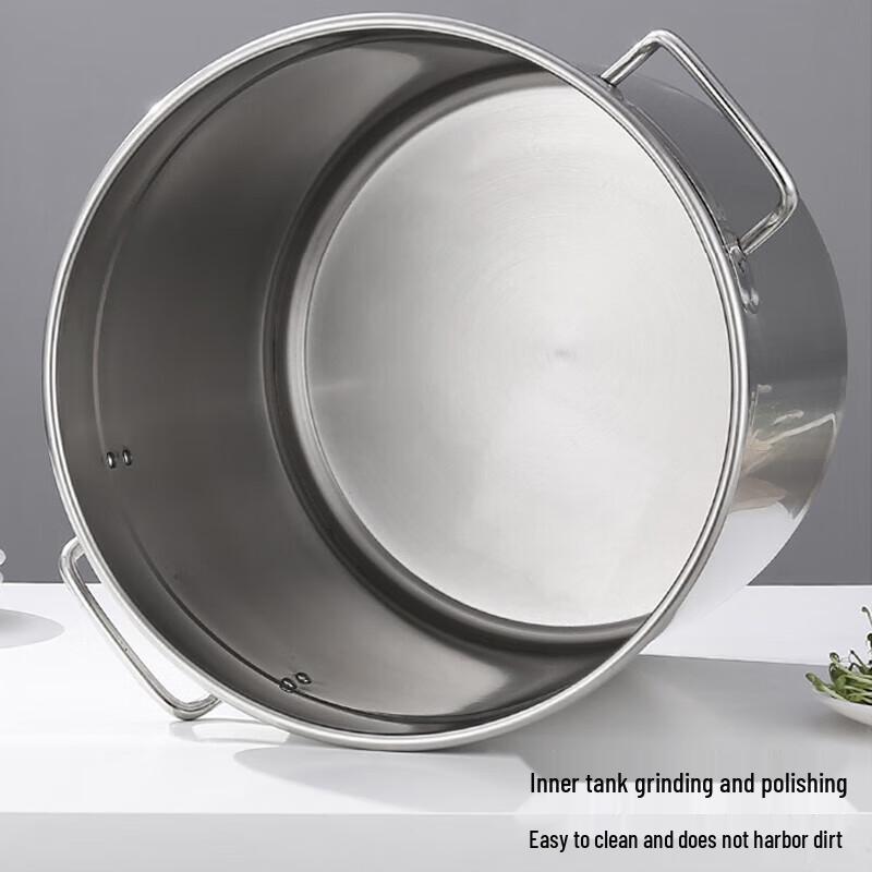 HAISIDIKE Stainless Steel Storage Bucket with Lid