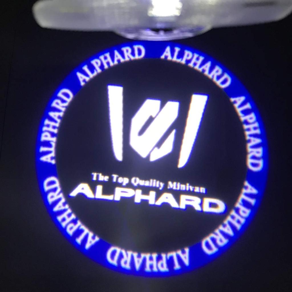 Stropní lampa Alphard řady 20 Dveřní lampa dveří auta Uvítací světlo Alphard Řada 30 s funkcí nastavení úhlu Sada 2 kusů Alphard