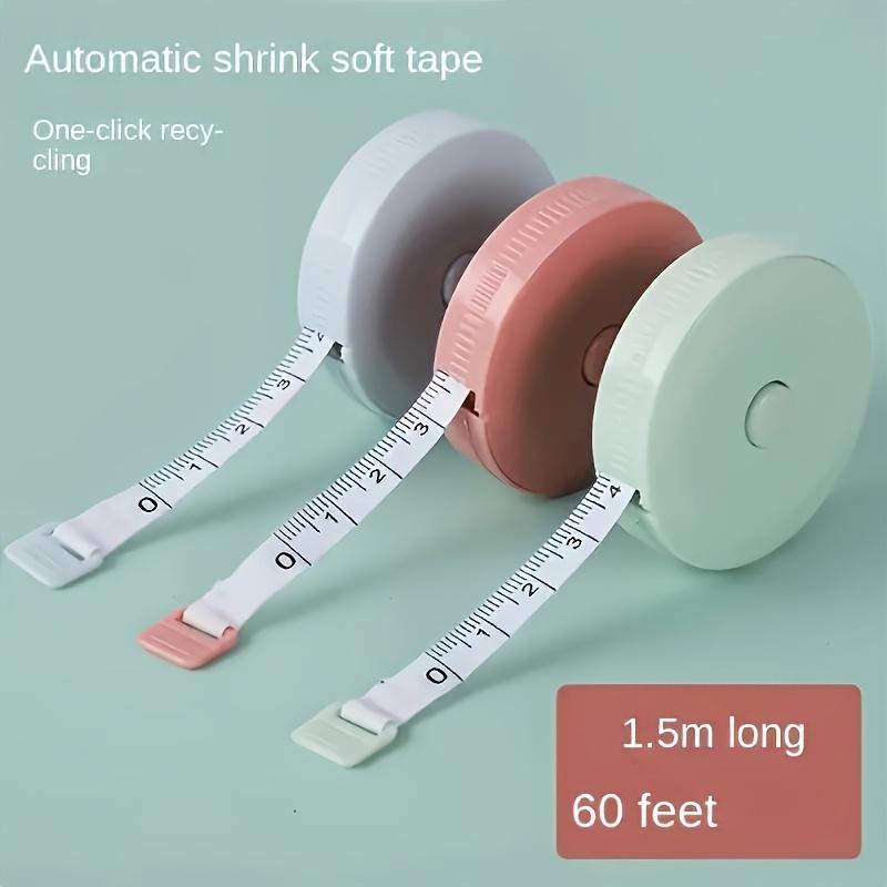 Valentine's Day 60-inch Mini Flexible Tape Measure, Retractable, Double-Sided, Portable Body and Fabric Measuring Tape - Suitable for Sewing