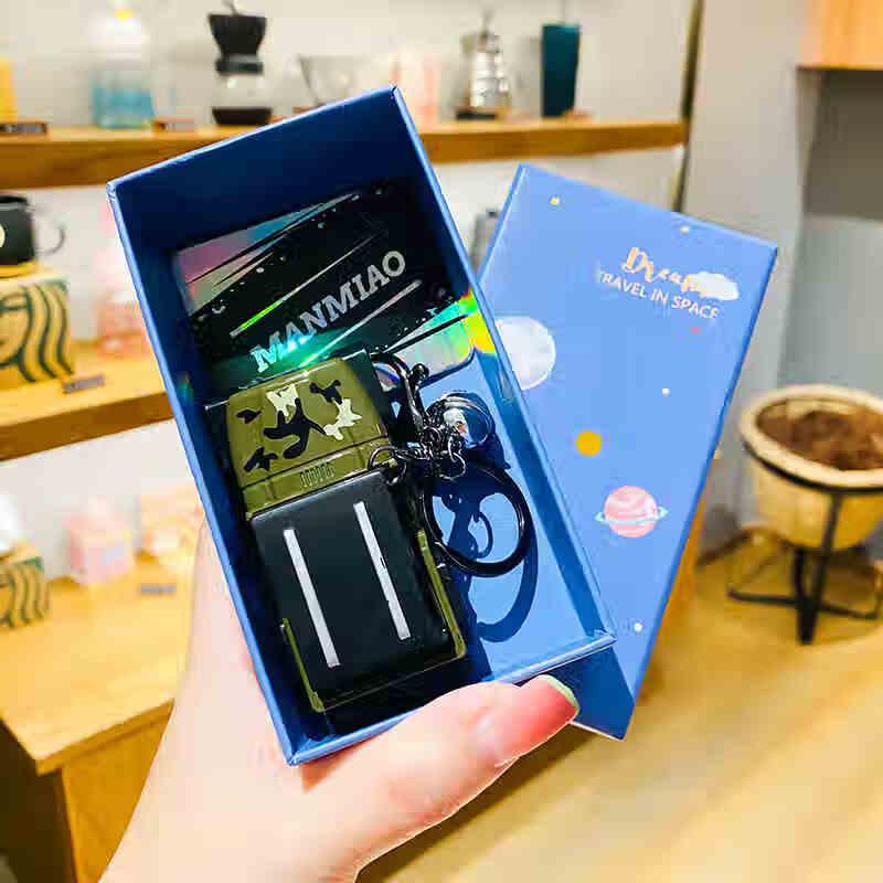 

Camouflage Jeep Car Model Keychain