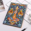 Neues Notizbuch Diamantmalerei Kinder DIY Kreativ Speziell geformter Heller Diamant 50 Seiten Notizbuch Aufkleber Diamant A5 Buch