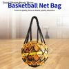 dailyBold Football Net Bag Nylon Single Ball Capacity Portable Mesh Storage Soccer Sports Sack for Training and Games