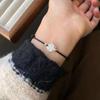 Wenwan Jiaren: Nuovo Bracciale Loto di Bambù 2024 per Donna - Design Intrecciato Retro Stile Nazionale Cool