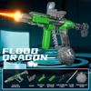 Long Range Shooting Electric Water Gun Toys Children Automatic Sensor Muzzle Flame Squirt Gun Kids Summer Beach Pool Party Toy