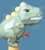 New 2-In-1 Dinosaur Bubble Stick For Children'S Handheld Fairy Bubble Machine Cartoon Crocodile Bubble Blowing