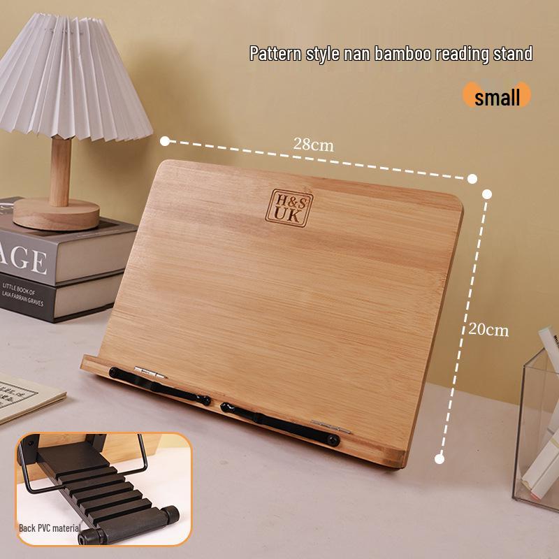 

Регулируемая бамбуковая подставка для чтения для детей и студентов