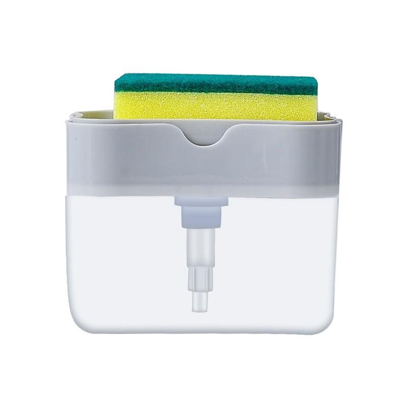 Cross-border Soap Dispenser and Cleaning Brush with Liquid Box and Sponge