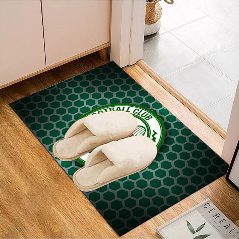 Cel-tic Football Club Crest Printed Office Carpet Chair Cushion  Entryway Rug, Rugs for Living Room, Bedroom Christmas gifts