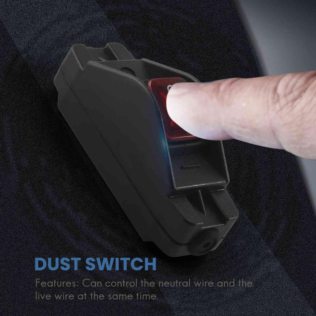 Xsdjasd 30A 220V JR-617 Waterproof Line Medium Switch Line Switch