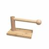 Wood Grain Desktop Tissue Stand Drill-Free Paper Towel Rack Modern Toilet Paper Holder  Bathroom