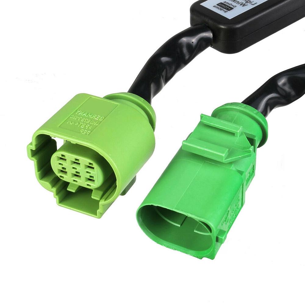 

Reliable-Dynamic Turn Signal Indicator LED Taillight Add-On Module Cable Wire Harnes For- A4 S4 RS4 B8 2013-2015 Black Green