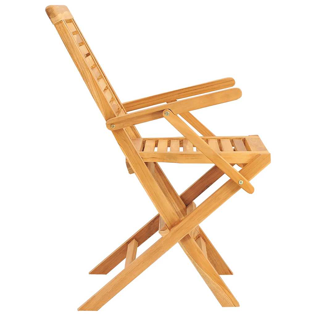 Garden Chairs 8 pcs Foldable 56 x 63 x 90 cm Solid Teak Wood