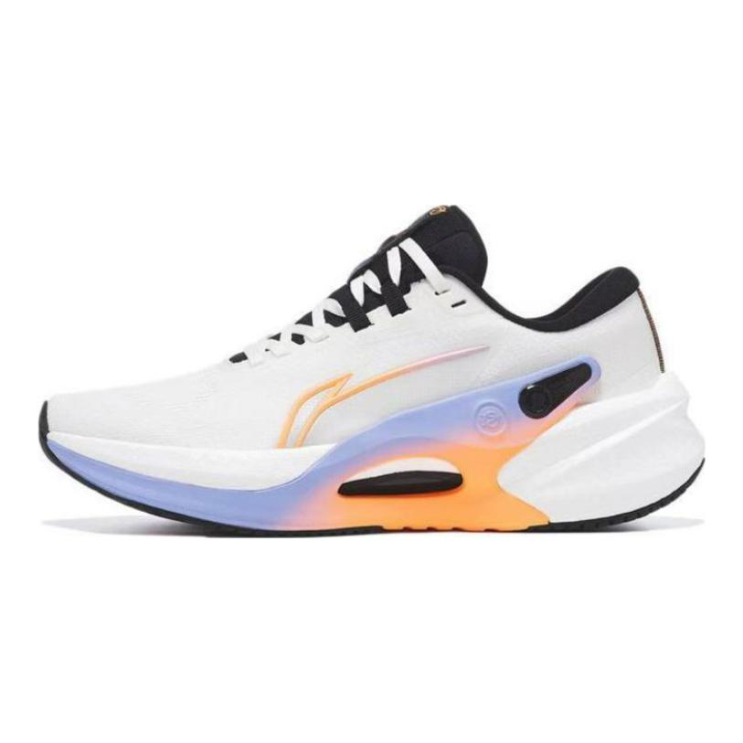 Li Ning Furious Rider 7.0 V2 Cushioning Abrasion Resistant Lightweight Low top Running Shoes Men's White ARZT007-1