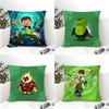 Cartoon Cute BBen Cushion Cover Eco Linen Pillow Case DoubleSided Print Breathable Durable Zipper Home Decor Gift