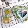 1set-Resin Photo Frame Molds Set Heart Shape Silicone Mold for DIY Casting Epoxy Mould Crafts for Table Home Decor