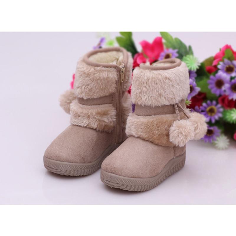 Детские зимние сапоги утолщенные и бархатные — фото 15