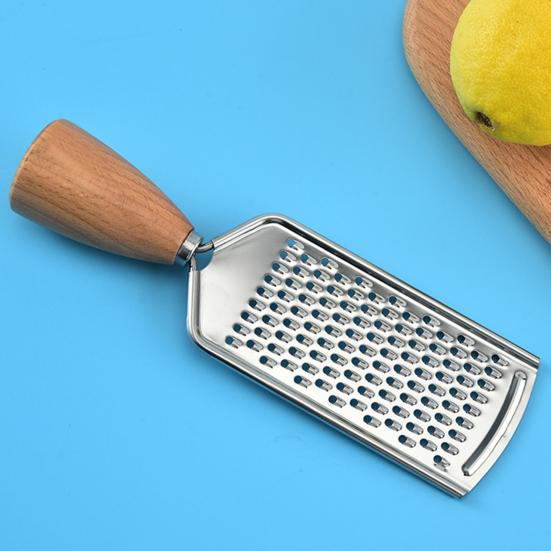 Gemüseraspel Bequemer Griff Einfache Bedienung Dick Rostfrei Leicht zu Reinigen Reibe Edelstahl Schokolade Zitrone Käsereibe für Küche