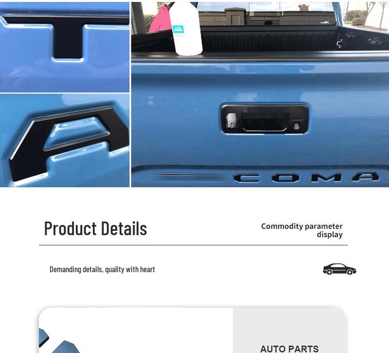 Fits All Toyota Tacoma Tailgate Lettering