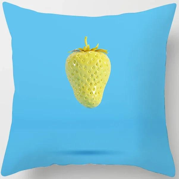 

Наволочка с персиковой кожей для домашнего декора, конфетный цвет, принт макарон, подушка для дивана, чехол для подушки 66x66cm