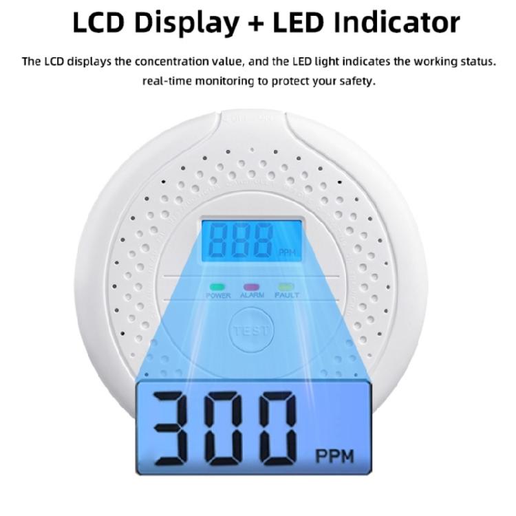 Innovative CO Detectors High Accuracy Gas Detectors Historical Alarm Record Feature Family Safety Gas Detectors for House