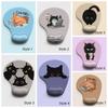 Comfortable Cat Mouse Mat Cute Cartoon Wrist Support Pad Black Cat Animal Mouse Pad  Home Office
