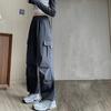 Fashion Women Joggers Pants Casual Chic Straight Cargo Pants Elastic High Waist Streetwear Slim Trousers Summer Thin