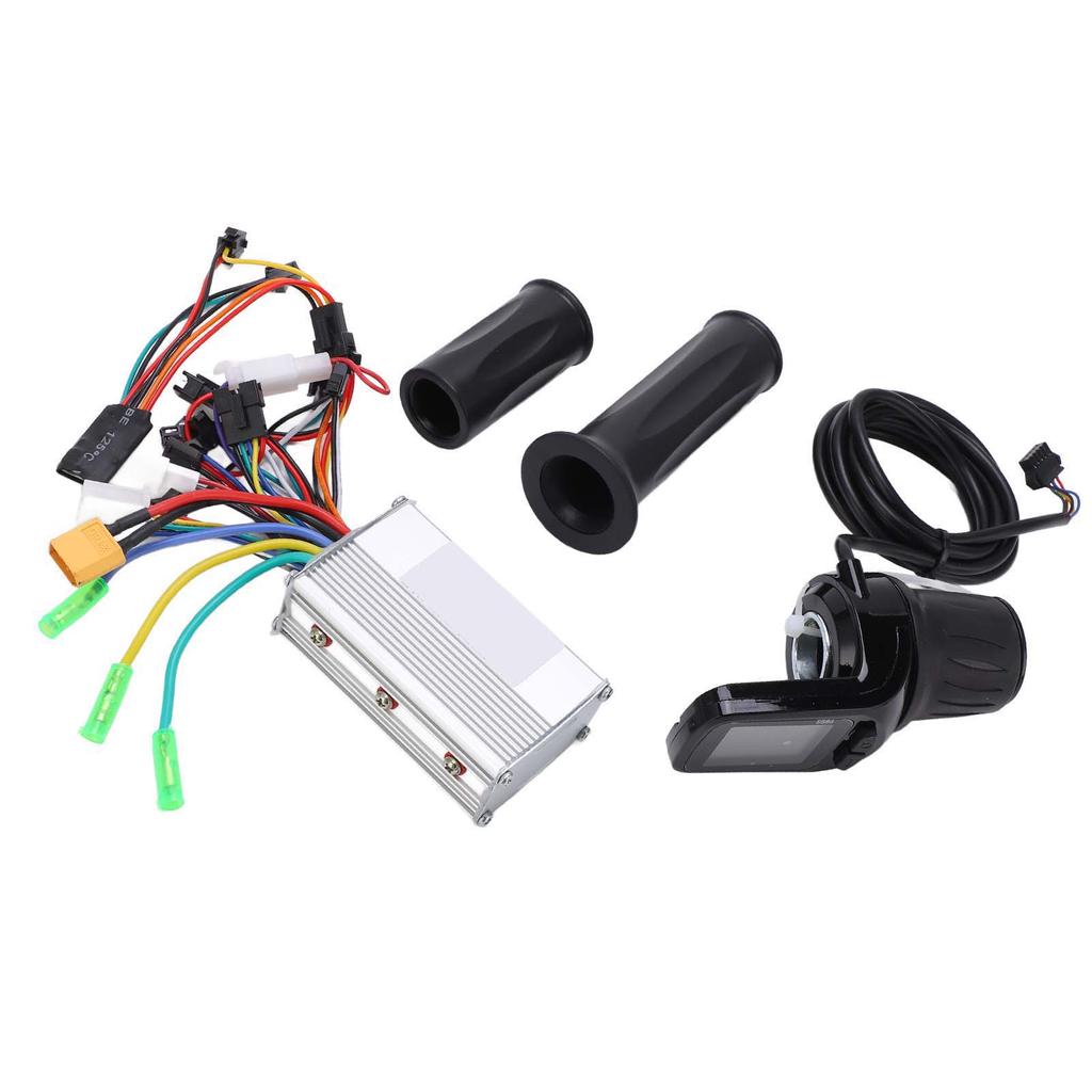 24V 36V 48V 350W Electric Bike 3 Mode Sine Wave Controller with 886 LCD Display Grip Kit