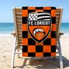 Lori-ent Football Club Beach Towel - Soft, Absorbent Microfiber, Lightweight, Ideal for The Beach, Parties, Travel, Camping fan gifts