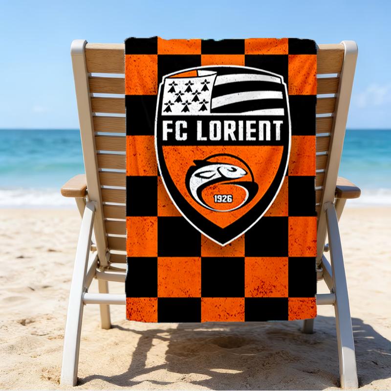Lori-ent Football Club Beach Towel - Soft, Absorbent Microfiber, Lightweight, Ideal for The Beach, Parties, Travel, Camping fan gifts