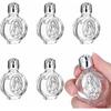 6pcs Glass Holy Water Bottle, Decorative Bottles Holy Water Container, Religious Empty Oil Containers for Catholic Christian Party Church, Home