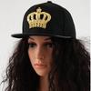 Men's and Women's Couple Hat Metal Crown Jewel Water Diamond Grid Baseball Hat